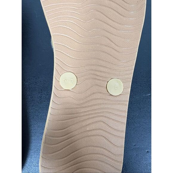 Reef Stargazer Tan Flip Flops Thongs Sandals Glitter Size 6-7 - Picture 5 of 9